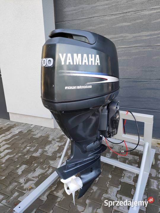 Silnik zaburtowy Yamaha F100 4- suw stopa L zegary manetka