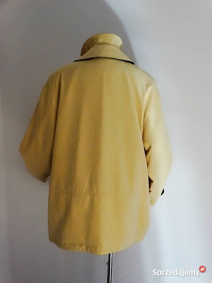 Żółta kurtka damska jasiennozimowo rozmiar XXXL Biłgoraj sprzedam