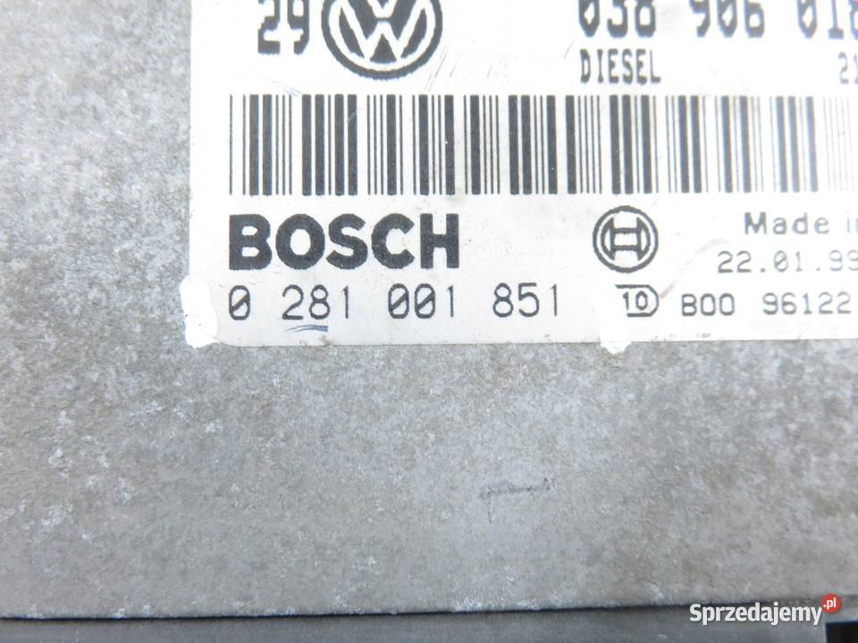 STEROWNIK VW GOLF IV 19 TDI 038906018AE