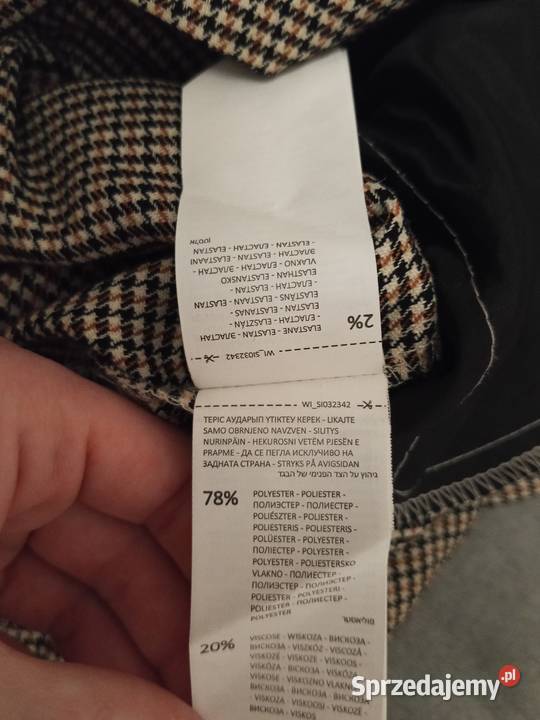 Beżowobeżowa spódniczka mini Sinsay XXS Spódnice i sukienki Nysa