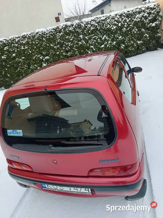 FIAT SEICENTO PIERWSZY WŁAŚCICIEL 78 przebieg 899cm3 Piotrowice sprzedam