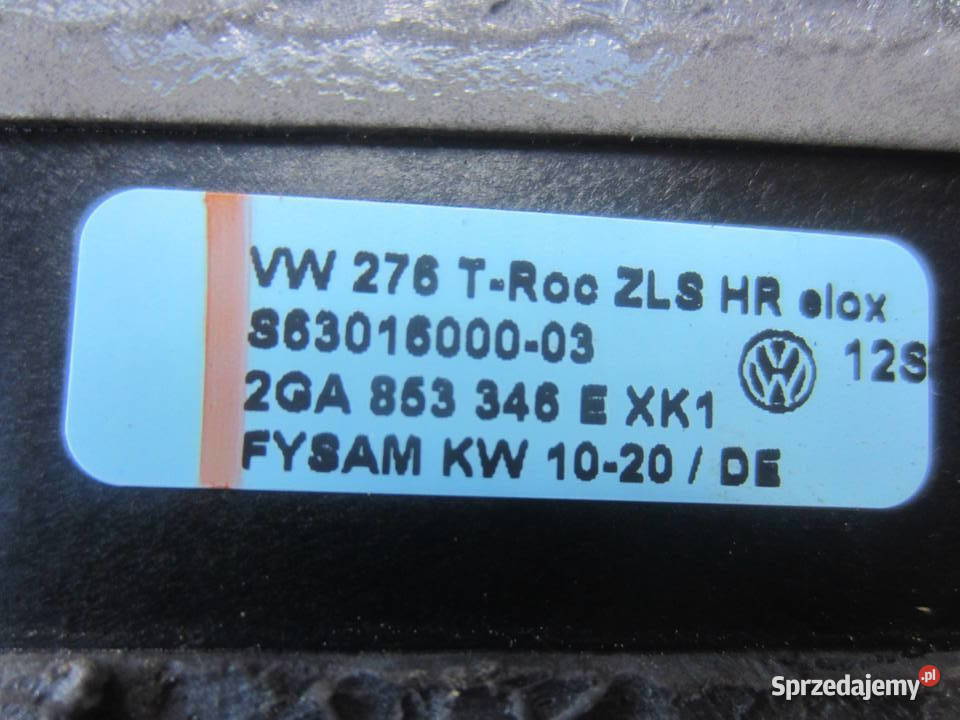 2GA853246 Listwa chromowa zewnętrzna prawa vw zachodniopomorskie Szczecin
