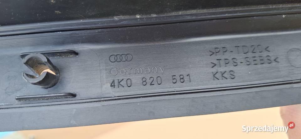 AUDI A6 C8 LISTWA OSŁONA NAKŁADKA BŁOTNIKA LEWY lubuskie Bieleń