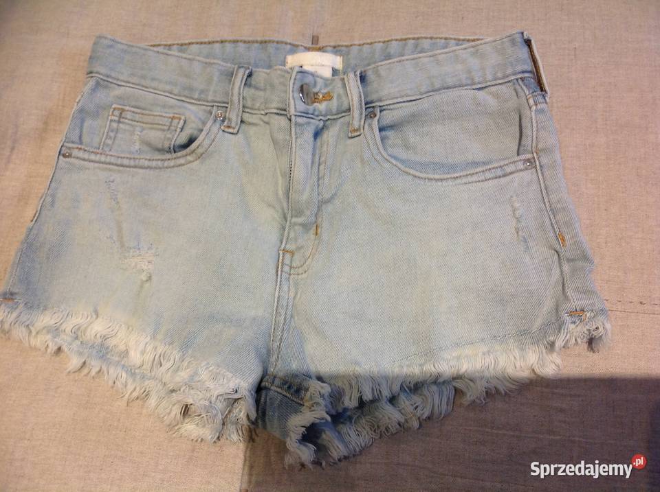 Spodenki Jeans Damskie HM XS Spodnie Nowa Sól