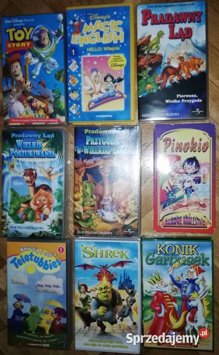 Kasety VHSfilmy dzieciDisney i inne Warszawa