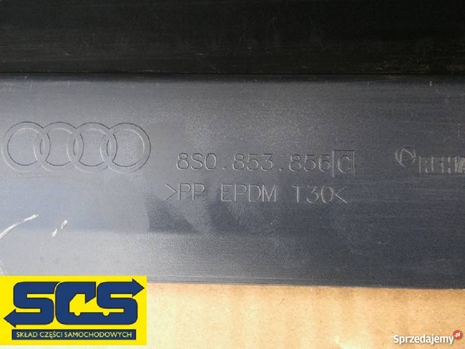 AUDI TT 8S0 LISTWA PROGOWA PRÓG PRAWY Karoseria Bieleń