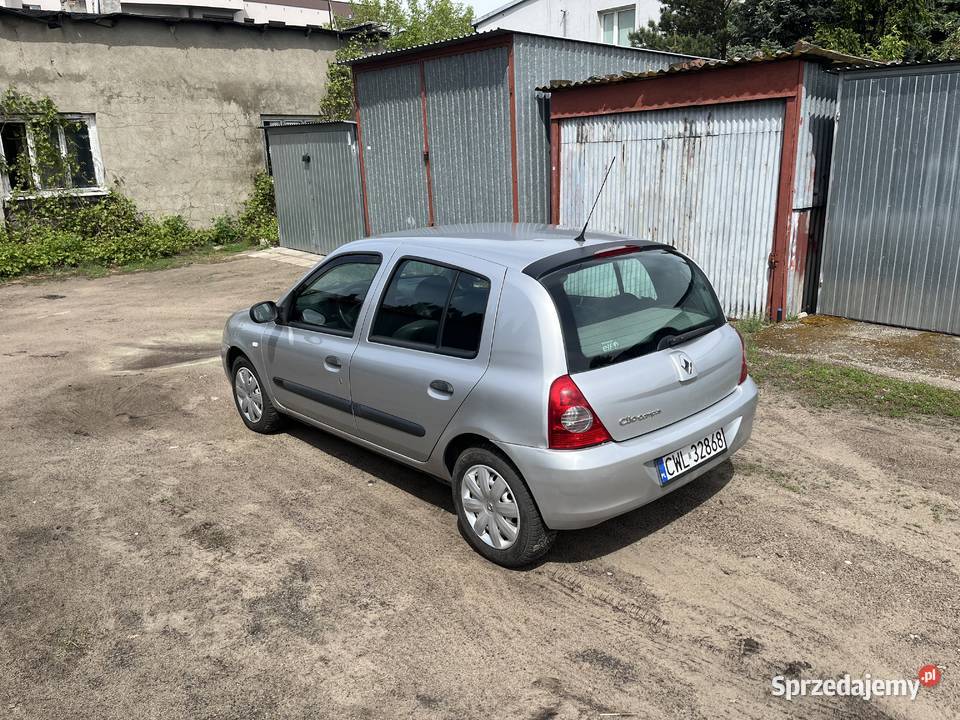 Renault clio campus sprawny klimatyzacja 2007 z 65KM kujawsko-pomorskie Włocławek