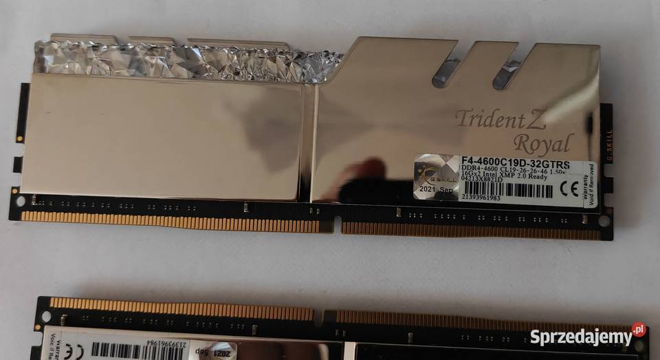 Pamięć RAM GSkill Trident Z Royal Srebrne 32GB Mielec