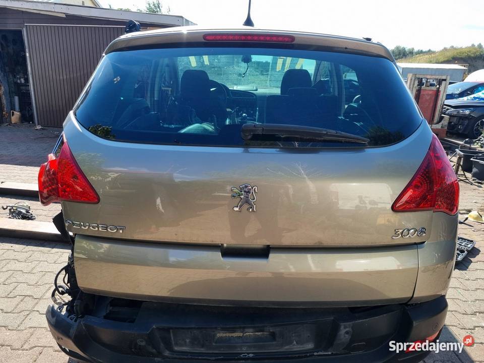 KLAPA TYLNA TYŁ SZYBA EVGC PEUGEOT 3008 I KLAPA Klapy bagażnika