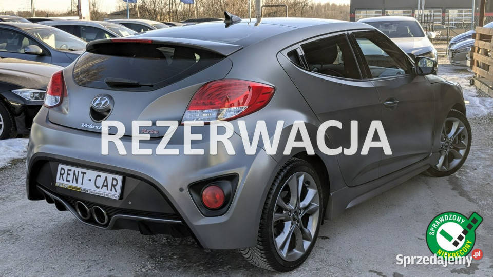 Hyundai Veloster 16TGDi186OPŁACONY Bezwypadkowy relingi dachowe