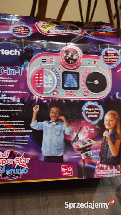 Vtech Kidi Superstar DJ Studio Karaoke 10 w 1 z