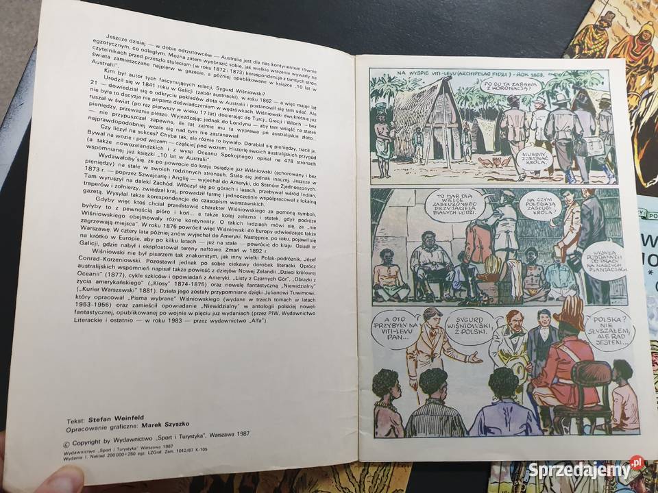 Polscy Podróżnicy zestaw 4 komiksów Gdynia