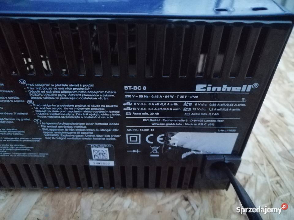 PROSTOWNIK ŁADOWARKA EINHELL BTBC 8 Narzędzia wielkopolskie Wyrzeka