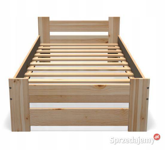 Łóżko z litego drewna sosnowego 90x200 ze podkarpackie Rzeszów