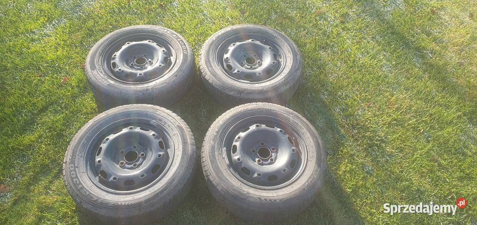 4x 14 5x100 ET 35 5Jx14H2 felgi stalowe opony Opony i felgi Pobiedziska