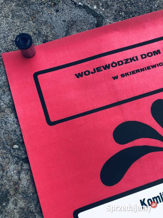 Plakat wojewódzki dom kultury w Skierniewicach Łowicz