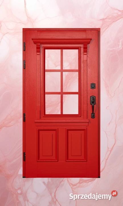 Drzwi Zewnętrzne Wejściowe Drewniane ANGIELSKIE Częstochowa sprzedam