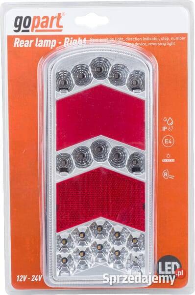 Lampa tylna zespolona LED prawa LA45018R Kamionna