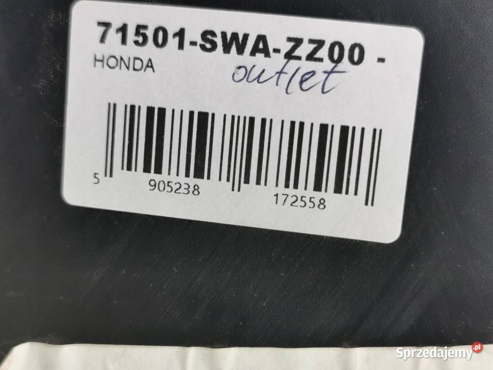 ZDERZAK TYŁ HONDA CRV III 20062012 71501SWAZZ00 lubelskie