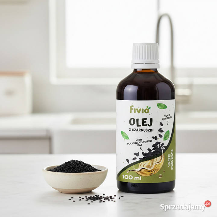 Olej z czarnuszki zimnotłoczony 100ml Brzozów
