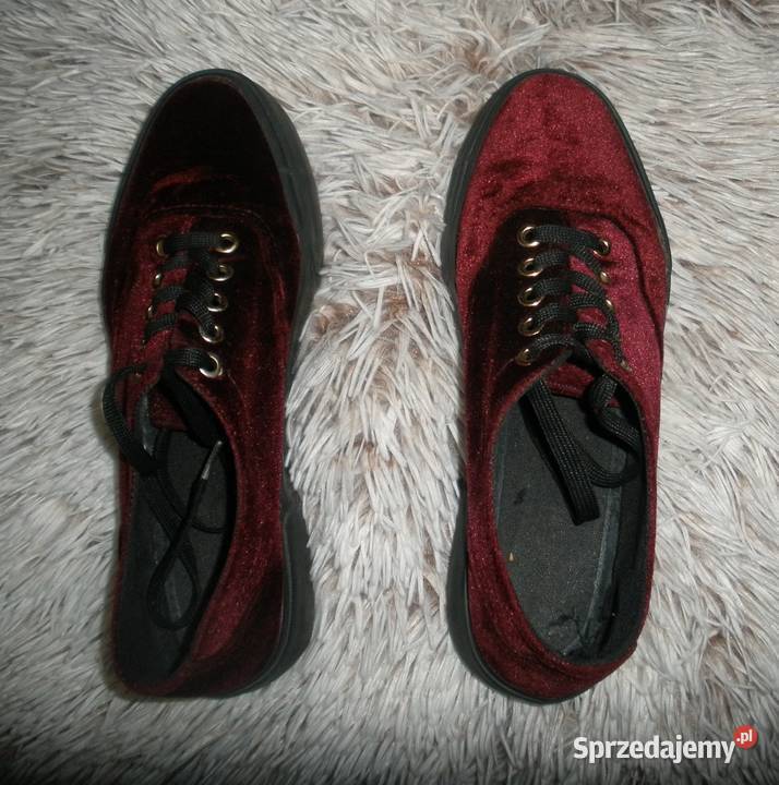 Buty sneakersy bordowe damskie rozmiar 38 Kraków