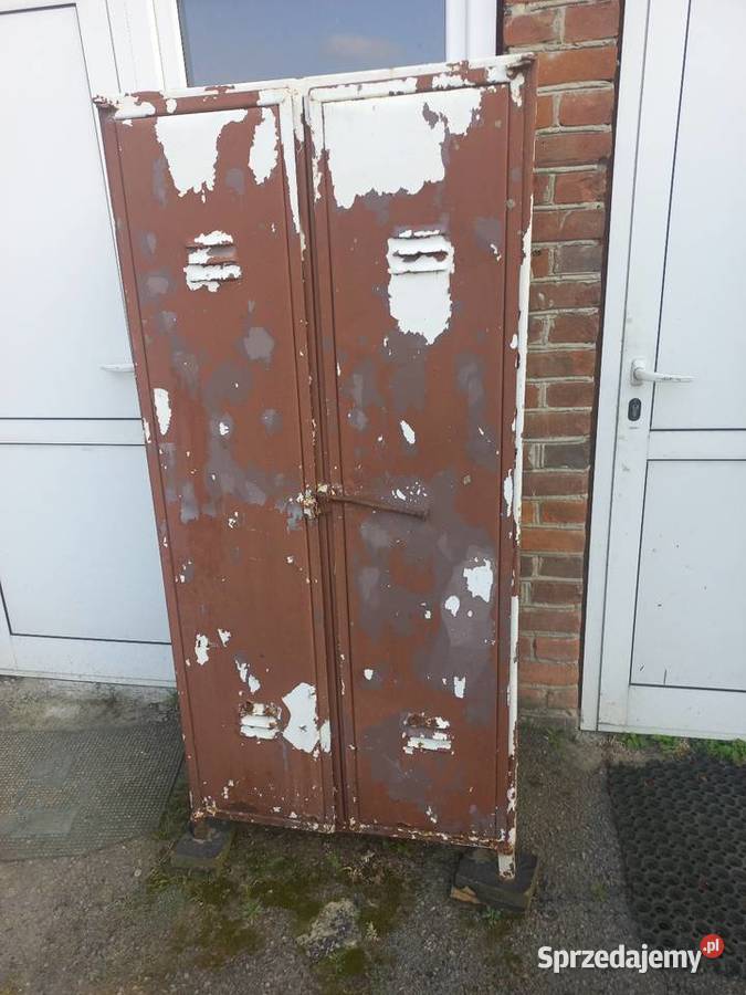 Szafki metalowe stare