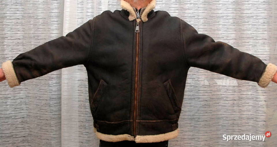 Pilotka Skórzana kurtka lotnicza z kożuchem 4850 mazowieckie Warszawa