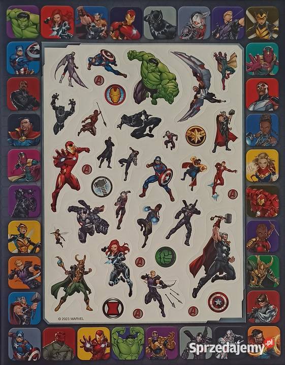 Naklejki Nalepki Marvel Avengers 230 Naklejek