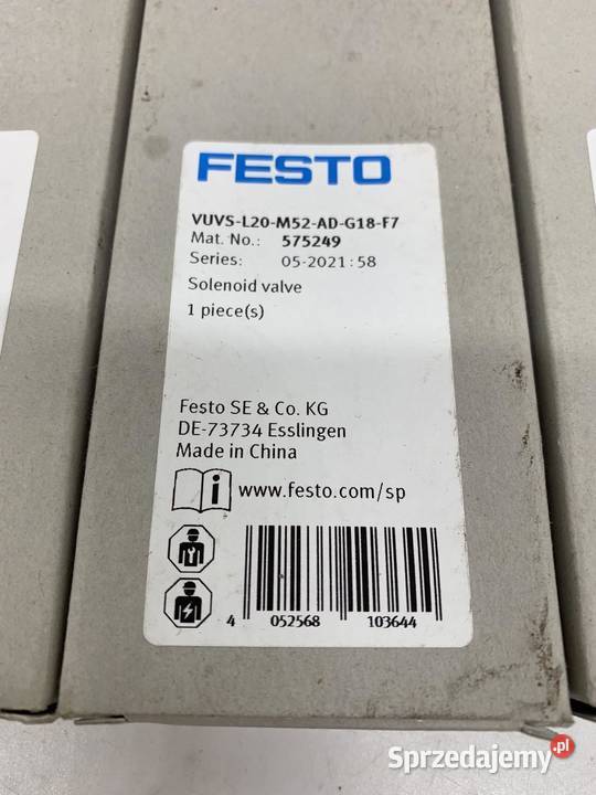 Festo VUVSL20M52ADG18F7 575249 Pozostałe Warszawa sprzedam