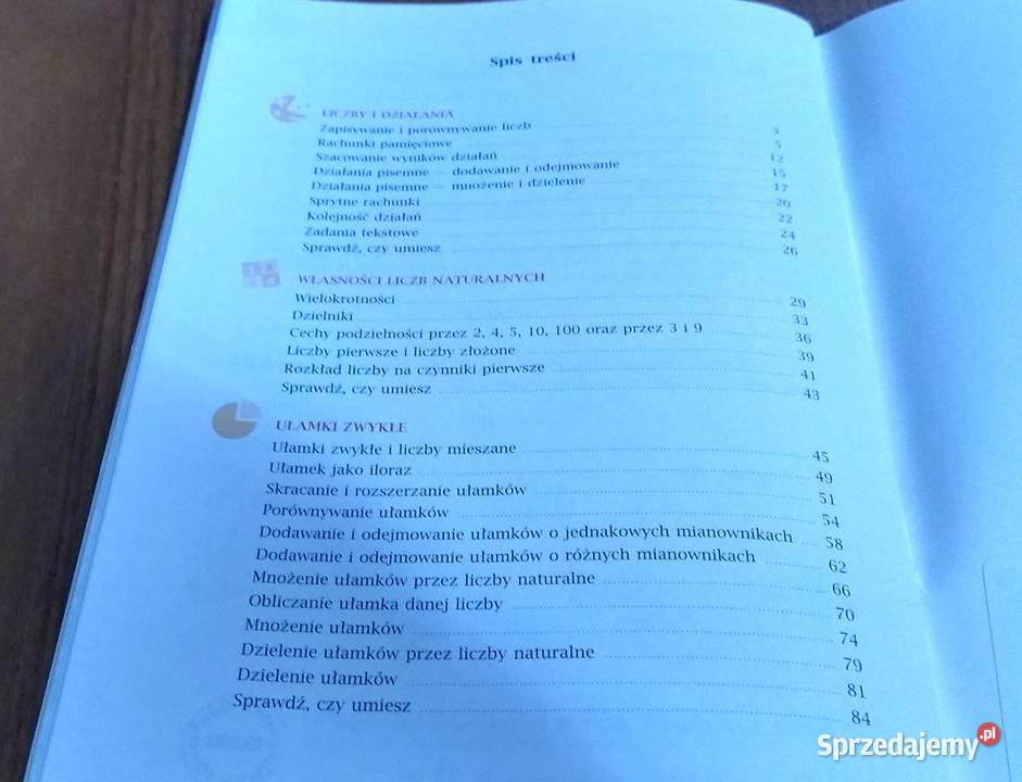 Matematyka z plusem 5 Zeszyt ćwiczeń 1 Liczby skrypt, zeszyt ćwiczeń, zbiór zadań, testów Książki i Podręczniki Gdańsk