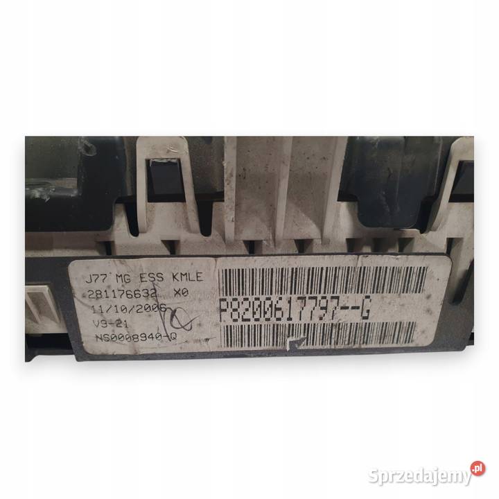 LICZNIK ZEGARY P8200617797G Renault Modus 12 14 osobowe Chełm
