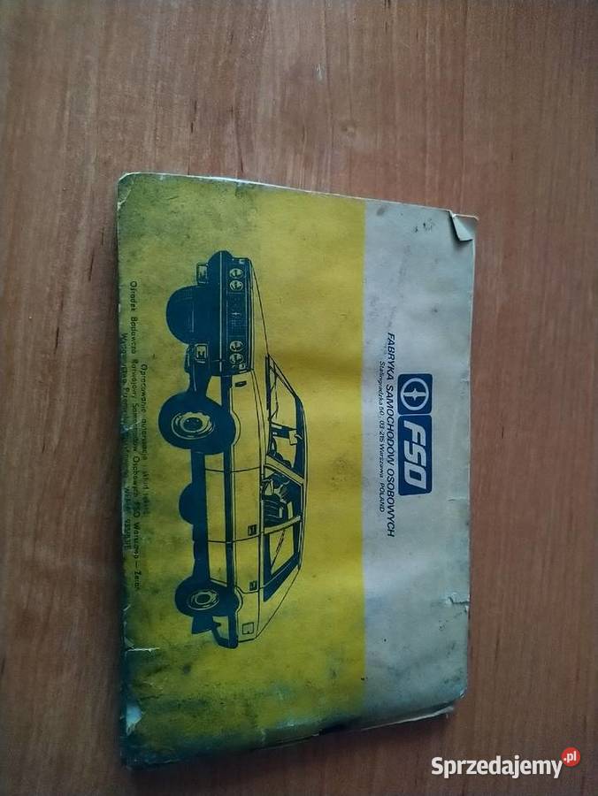 Instrukcje obsługi Polonez Chorzów