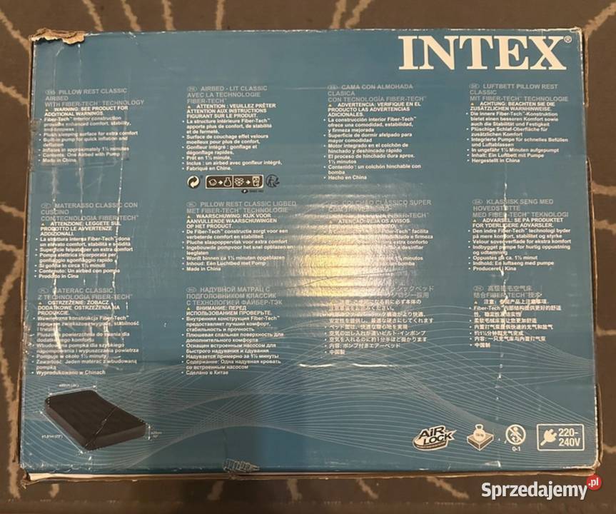 Materac dmuchany Intex DuraBeam Standard 191cm Łóżka i materace Oborniki