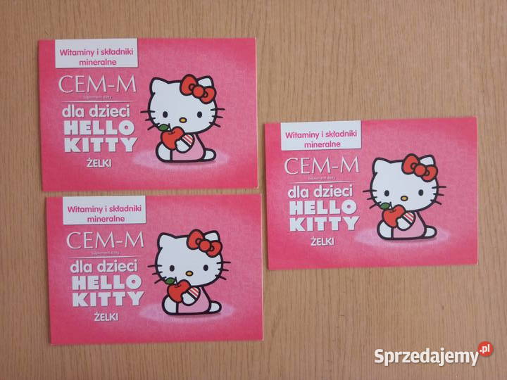 Pocztówki Hello Kitty 3 sztuki śląskie Dąbrowa Górnicza