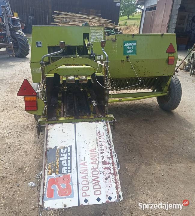 Prasa kostkująca wysokiego zgniotu Claas Trabant Pisarzowa