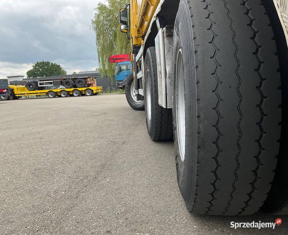 wywrotka 6x6 z dzwigiem Mecedes 3344 eur 5 tez Wywrotki Warszawa