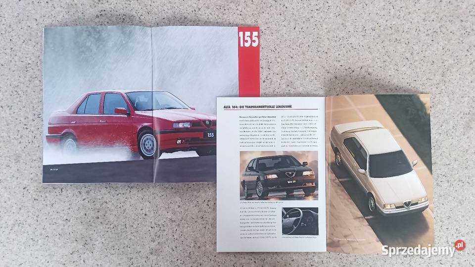 ALFA ROMEO 145 155 164 Prospekty Bytom