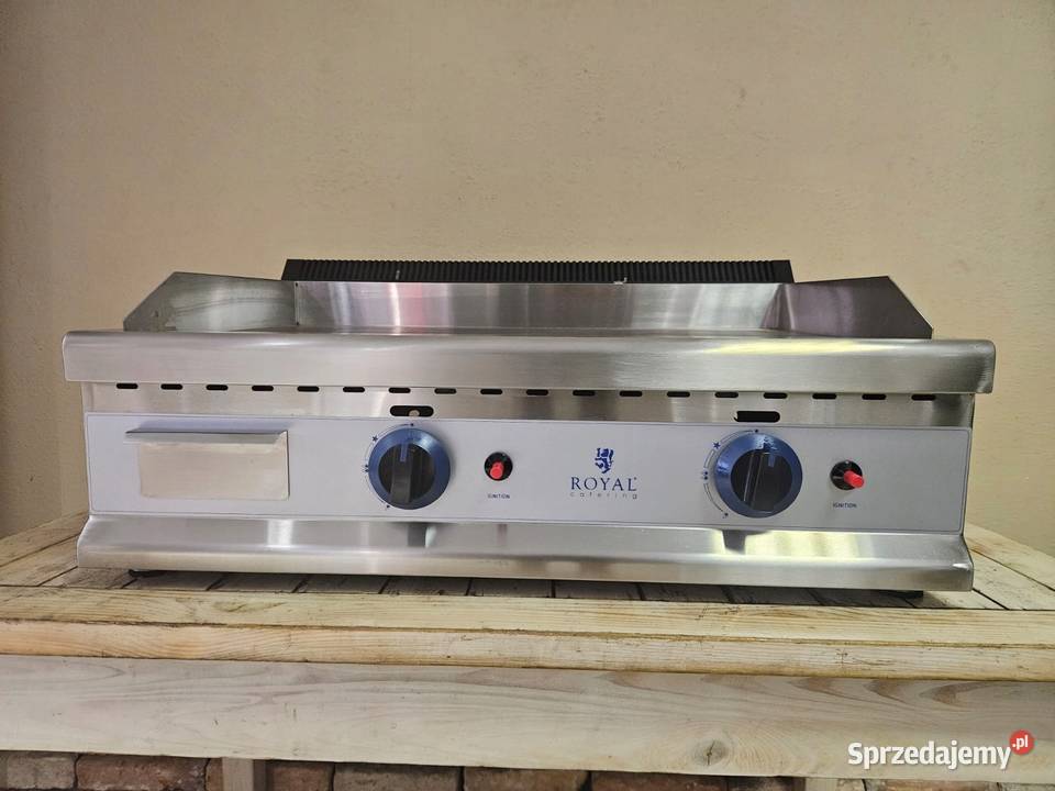 Płyta grillowa gazowa GŁADKA Royal Catering Góra