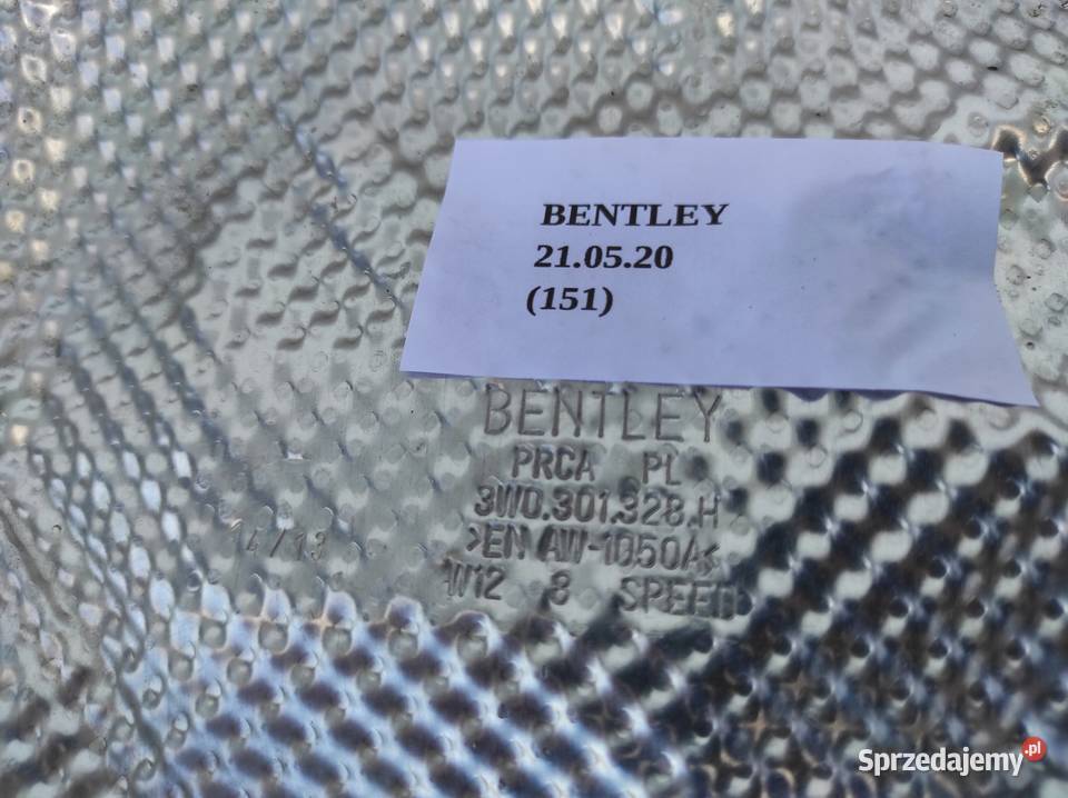 OSŁONA TERMICZNA BENTLEY CONTINENTAL GT II LIFT Nowy Tomyśl