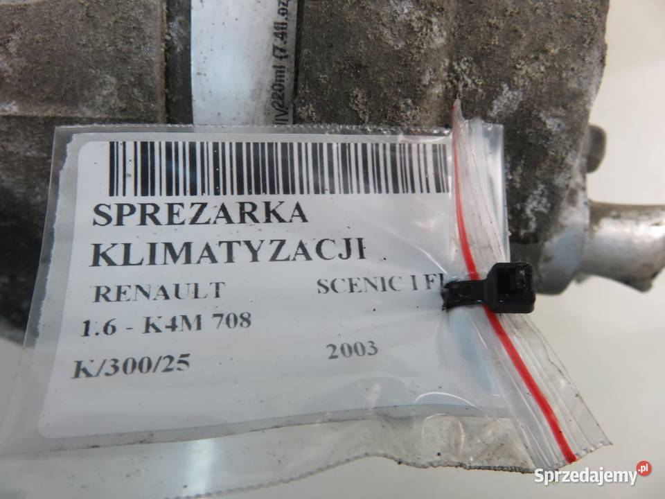 KOMPRESOR KLIMATYZACJI RENAULT SCENIC I 16 K4M Kompresory klimatyzacji