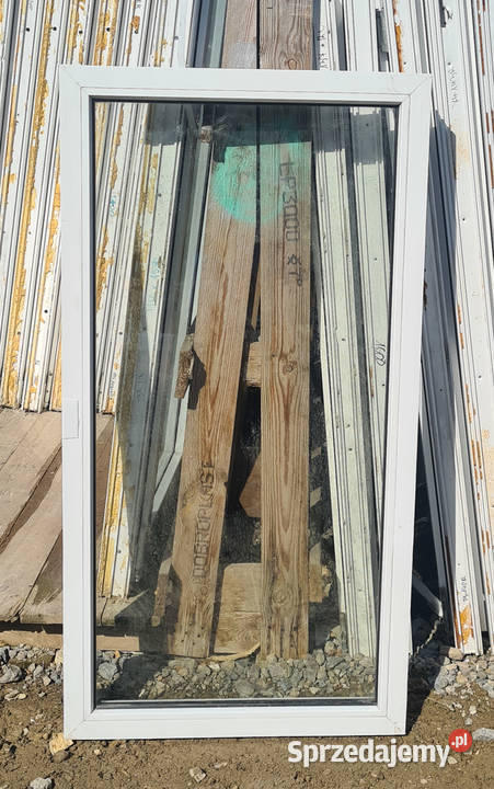 OKNA KacprzaK Witryna 66x125 FIX Używany PCV Okna ścienne Siedlce