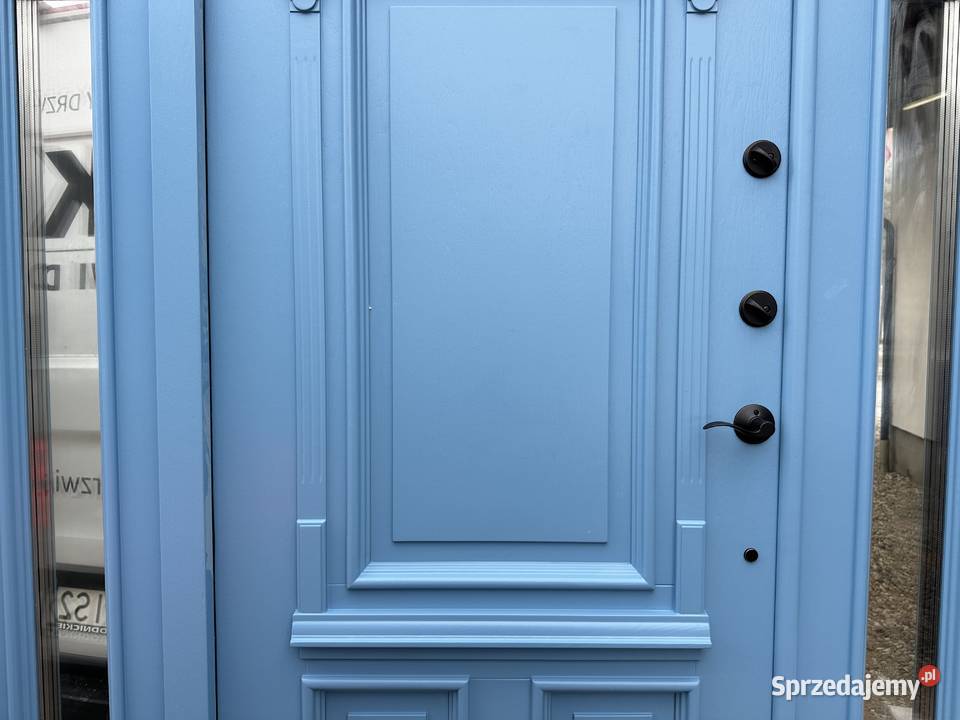 Drzwi zewnętrzne drewniane RĘKI Z SCHLAGE CAŁA Budowa