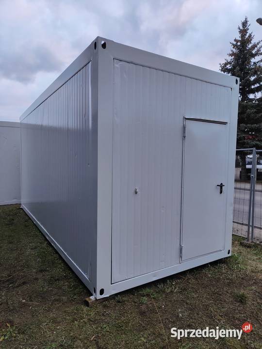 Kontener biurowy szatniowy szarym Warszawa Łomianki