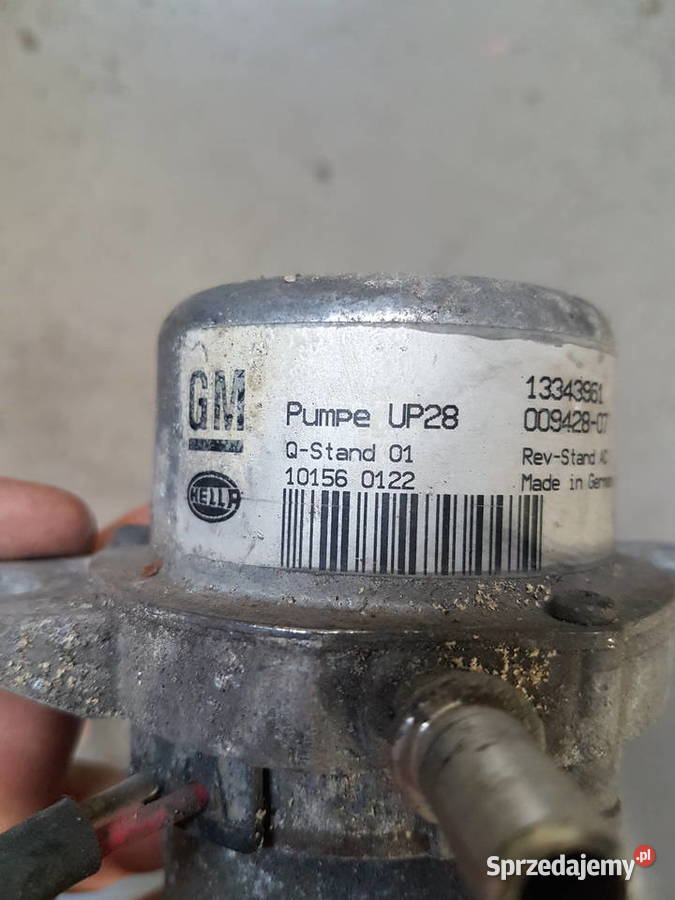 OPEL ASTRA J VAKU POMPA POMPA PODCISNIENIA UP28 Turek sprzedam