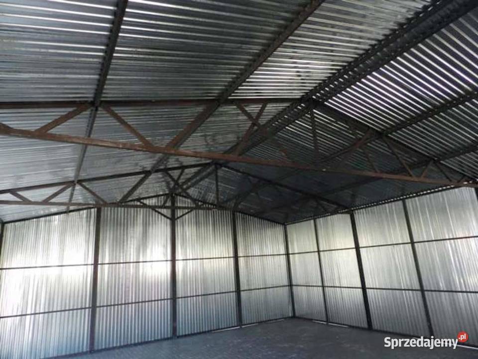 Blaszana hala 98 m ocynkowana Sprzedaż Kraków
