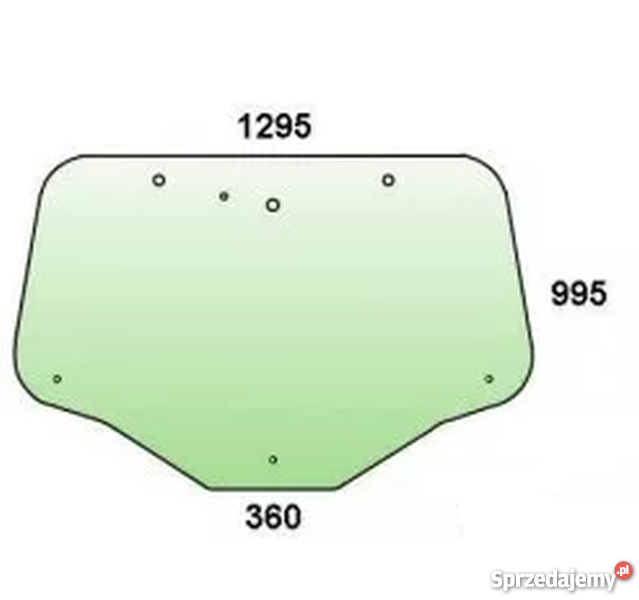 Szyba tylna Case Maxxum MXu PUMA Holland T6020 nieuszkodzony Zbuczyn
