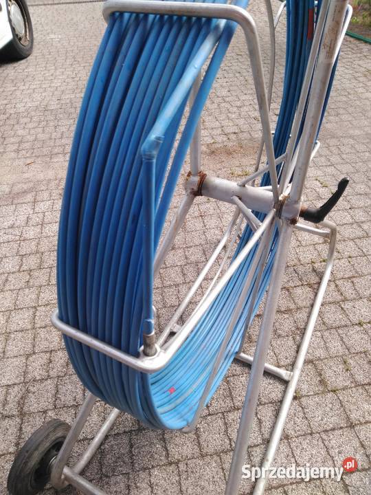 Włókno fi 9 mm 50 mb ze stojakiem używane Szczecin