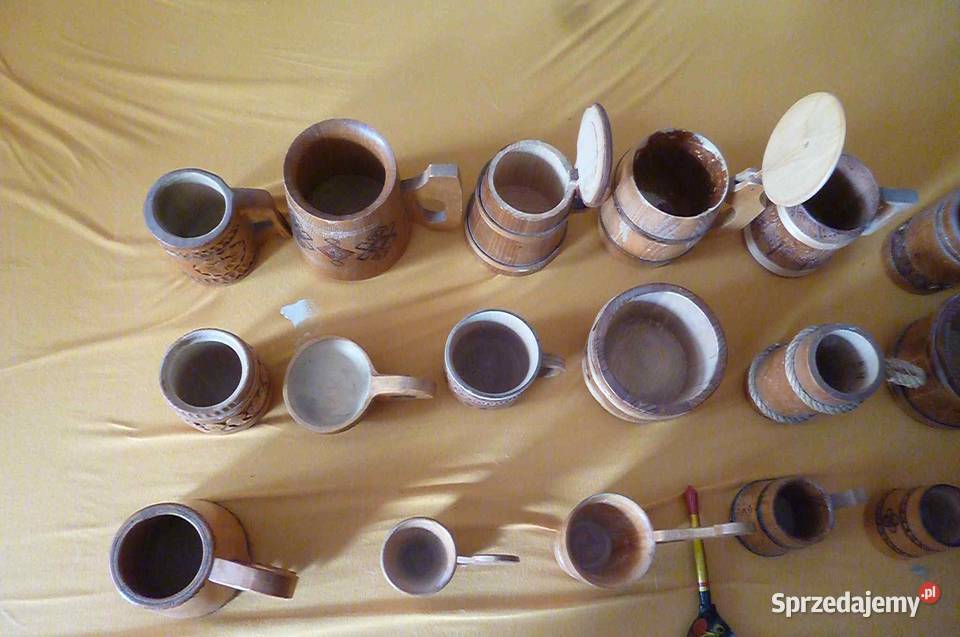 KOMPLET KUFLI DREWNIANYCH GÓRALSKIE ZDOBIONE małopolskie sprzedam