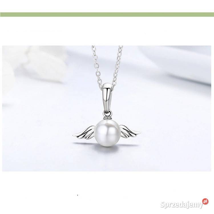 Pandora Charm zawieszka skrzydła anioł perła Warszawa