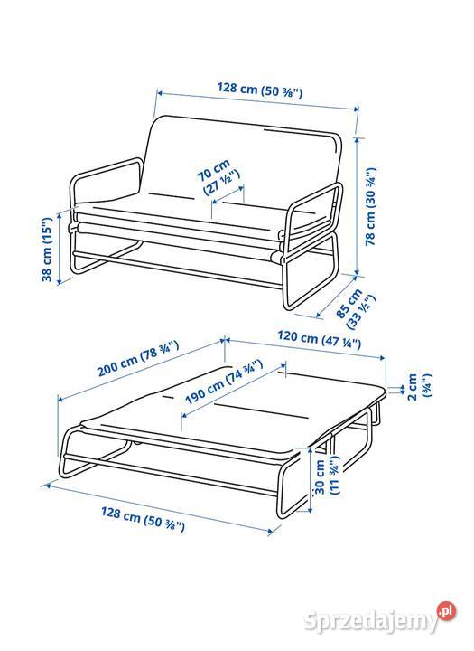 Rozkładana sofa Ikea Poznań